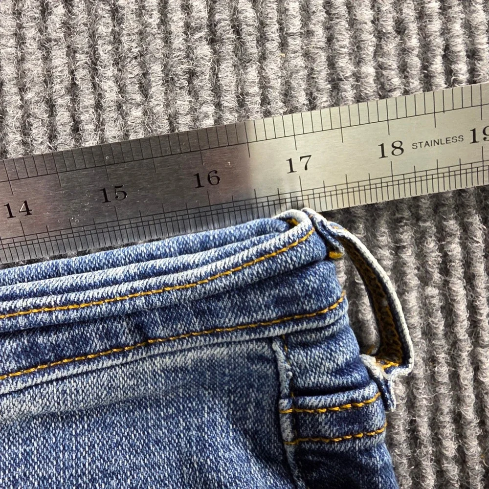 George Mens Bootcut Jeans Medium Wash Denim Stretch 34x32 GM0103